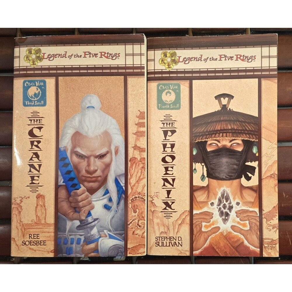 Legend of the Five Rings: Clan War Crane & Phoenix 1st Edition Paperback Books